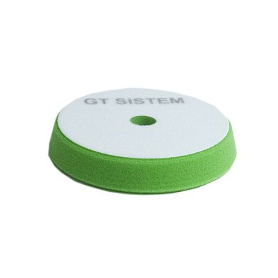 GT SISTEM Полировальный круг из поролонa D 130/140 mm конус T25 mm жесткий зеленый - Conus Green GTS.130.140.25.HR.C.GRN